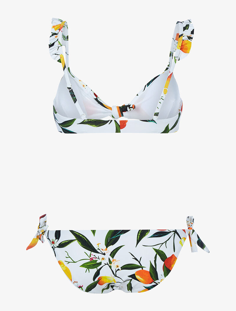 Bikini à imprimé citrons - blanc - 2