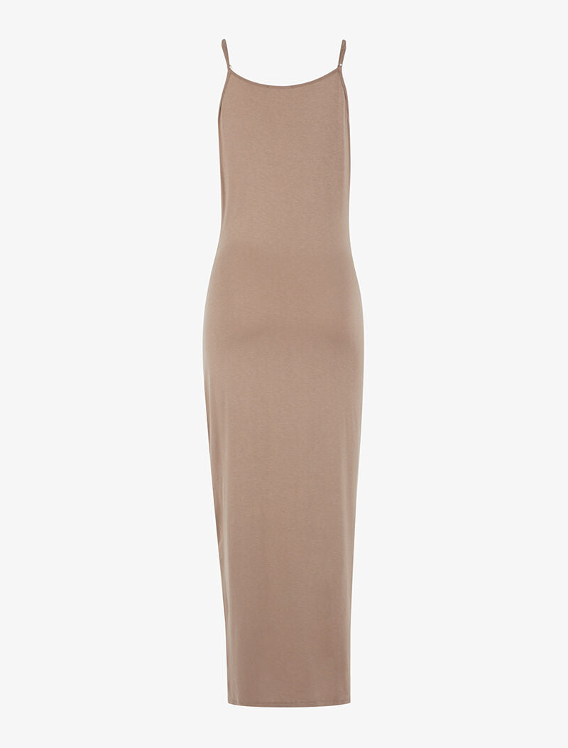 Robe à effet portefeuille - taupe - 2