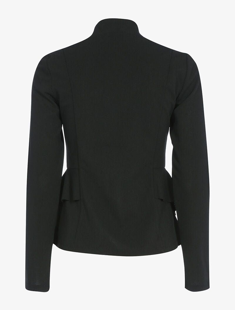 Veste à côtés volantés - noir - 2