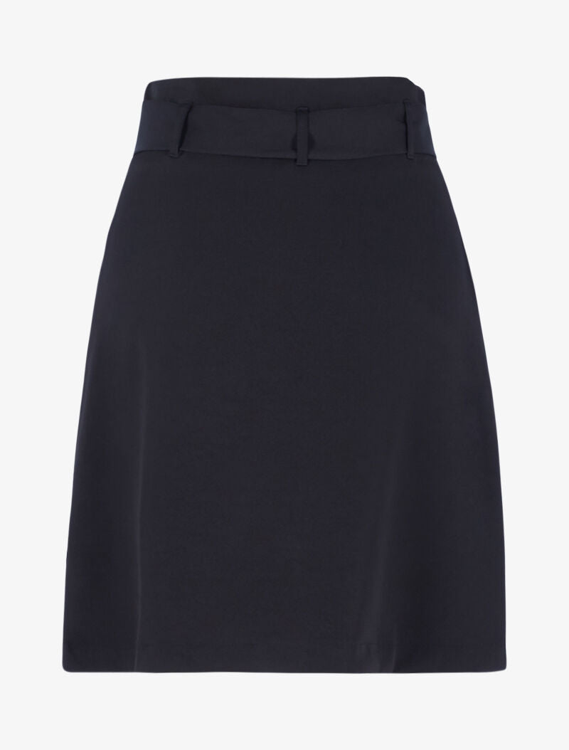 Jupe taille haute paper bag - noir - 5