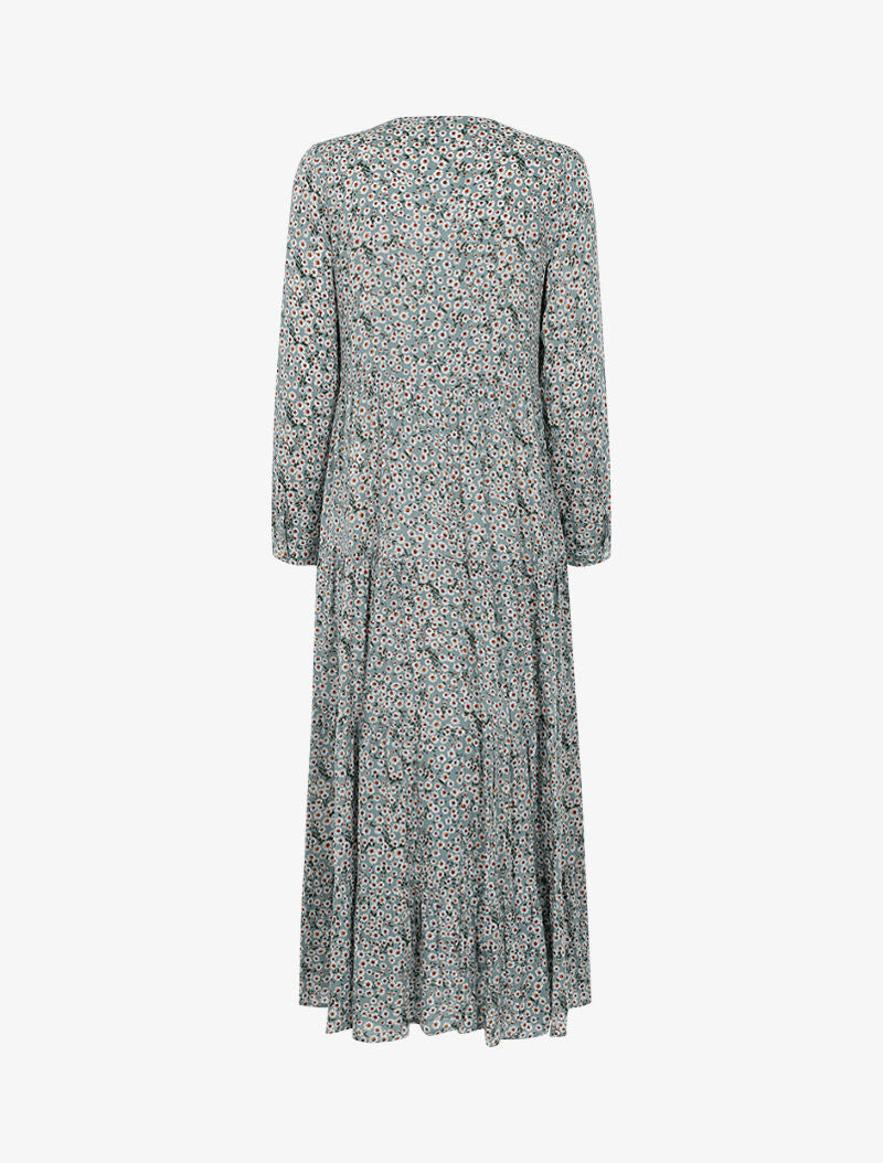 Robe à imprimé pâquerettes - vert - 2