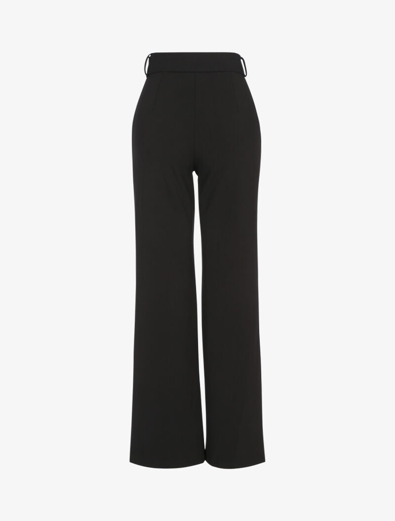 Pantalon ample uni - noir - 2