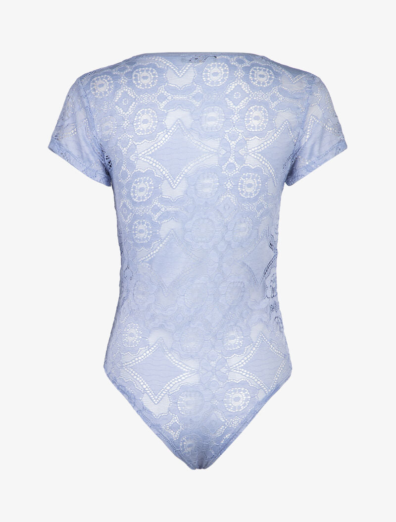 Body en dentelle - bleu ciel - 2