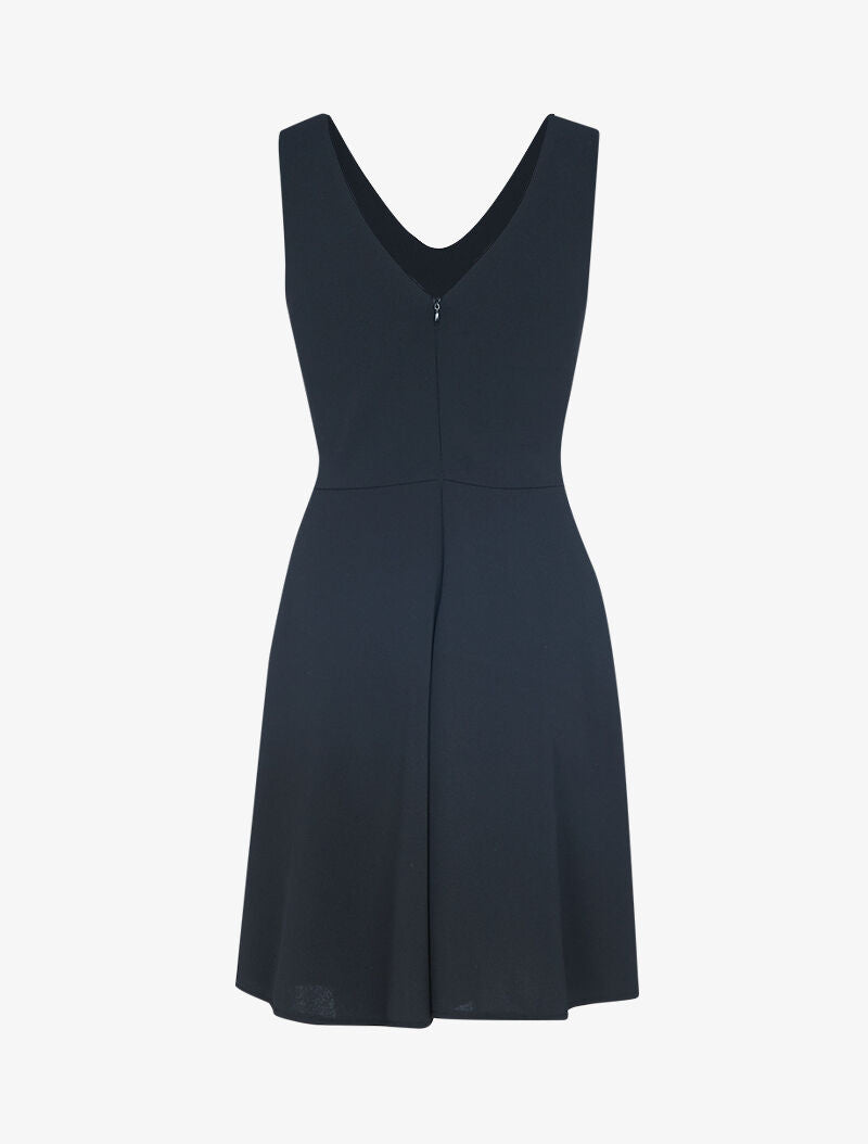 Robe patineuse à détail chaîne - noir - 2