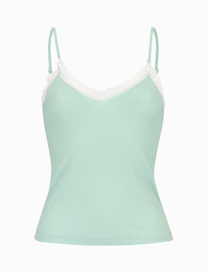 Ensemble caraco et shorty côtelés - vert amande - 4