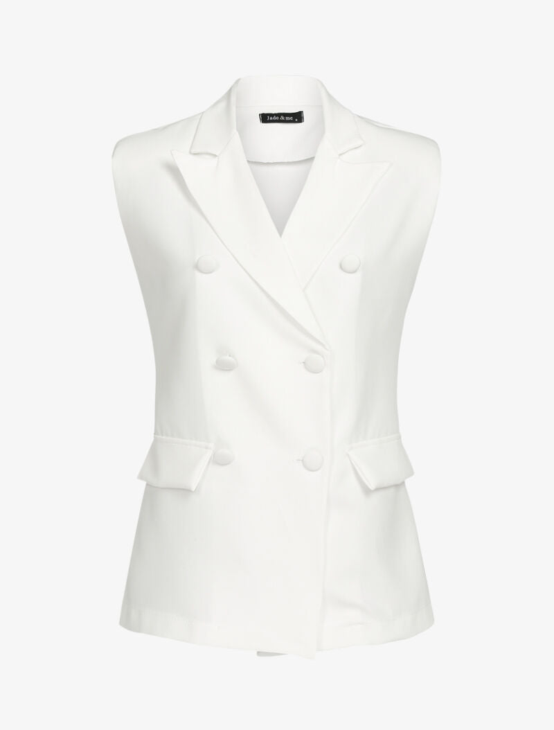 Veste sans manches style 80&