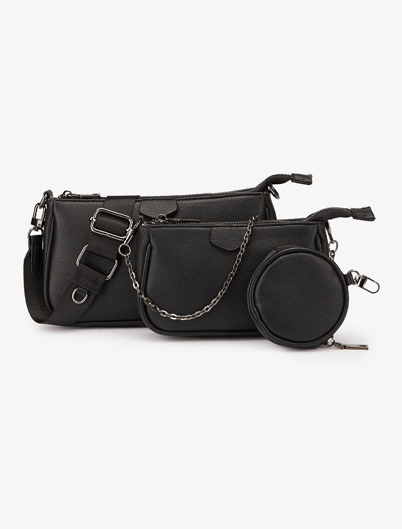 Sac besace Lysanna - noir - 1