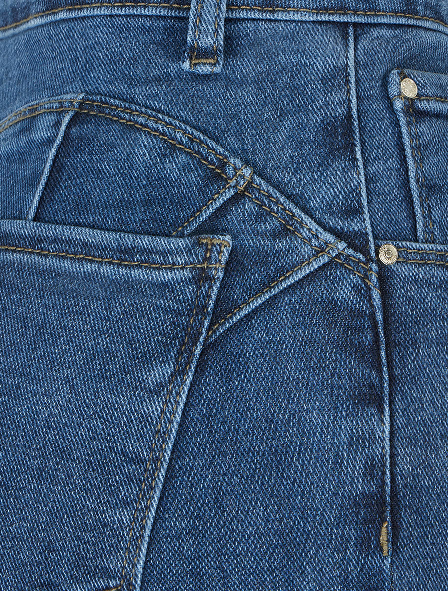 Jean ample à taille standard - Bleu denim - 3