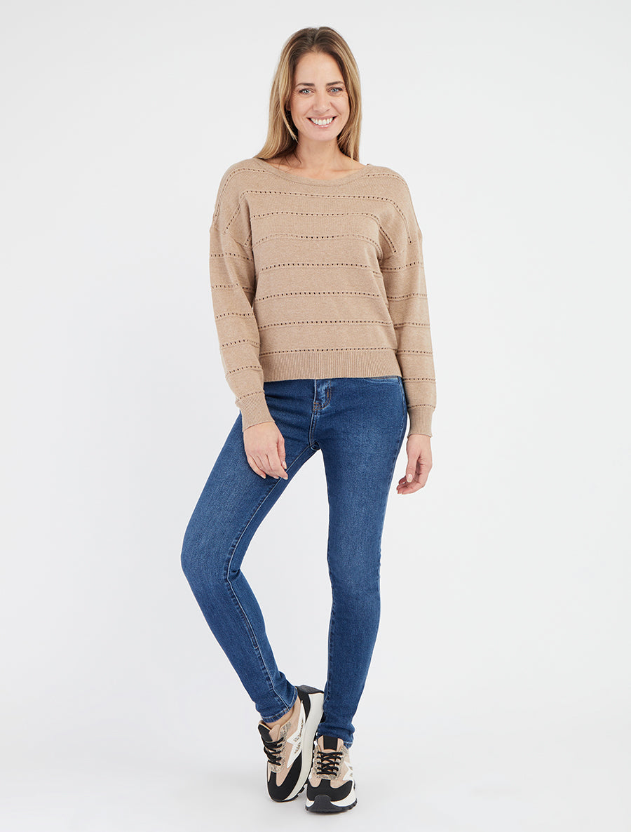 Jean slim taille standard 5 poches - Bleu