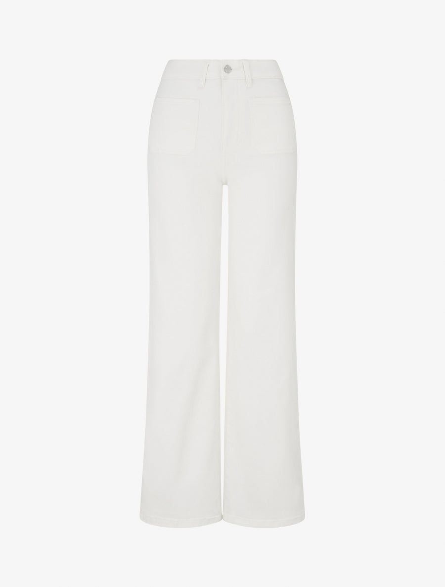 Jean coupe droite à 4 poches - Écru - 1