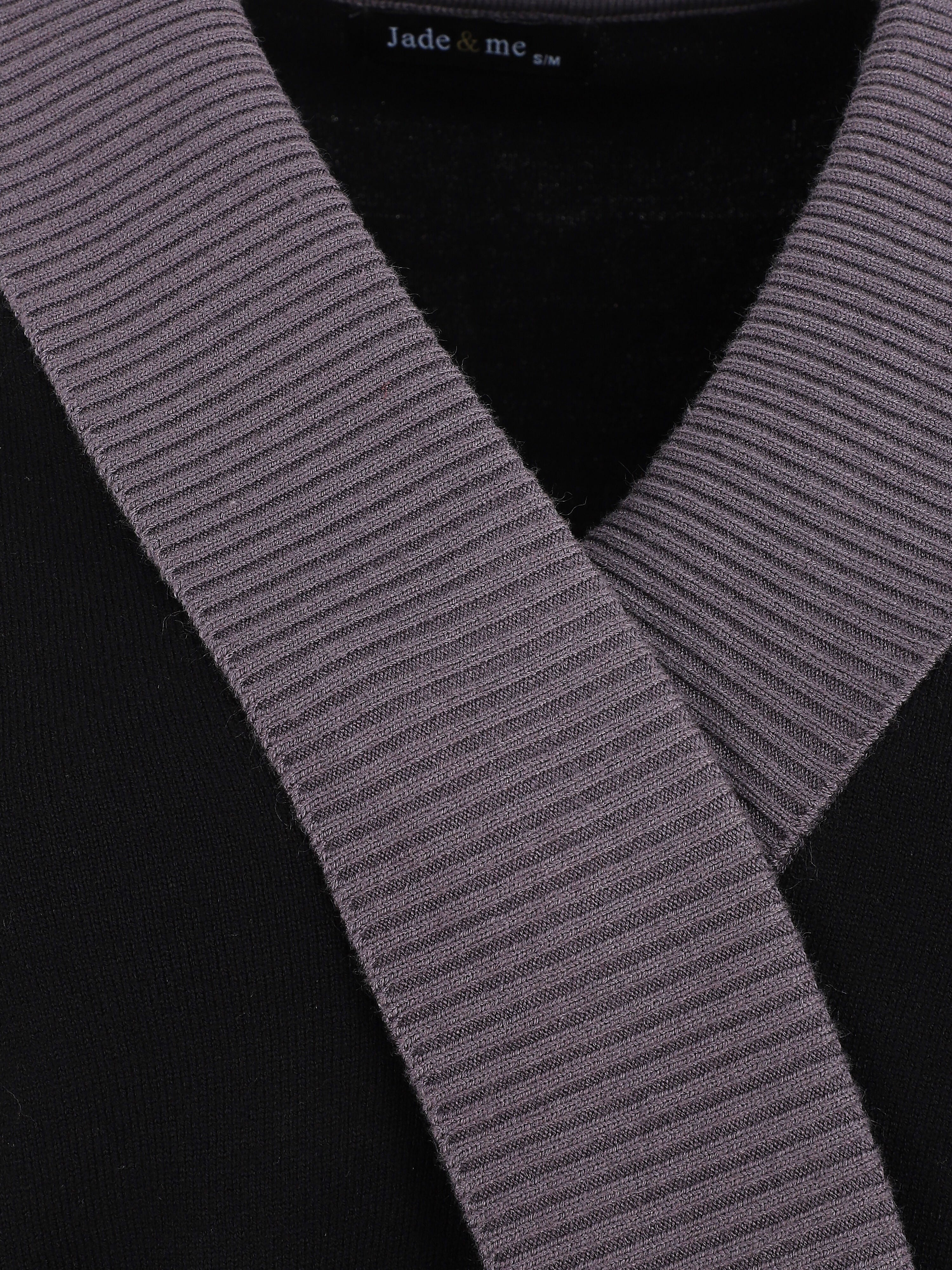 Pull cache-coeur - Noir - 3