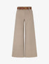 Pantalon épais effet tweed - Beige - 4