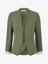 Veste droite à épaulettes - Kaki - 1