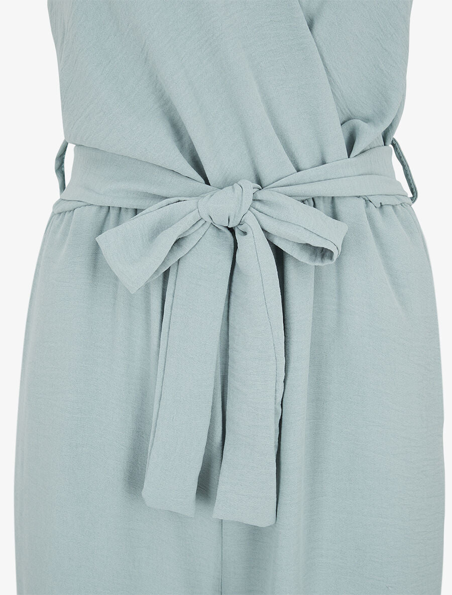 Combinaison cache coeur et broderie au dos - Vert d&