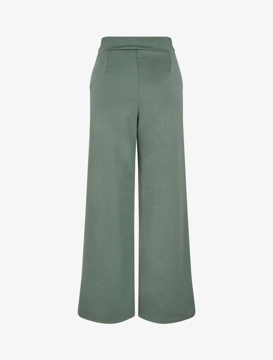 Pantalon à empiècement stylisé - Kaki - 2