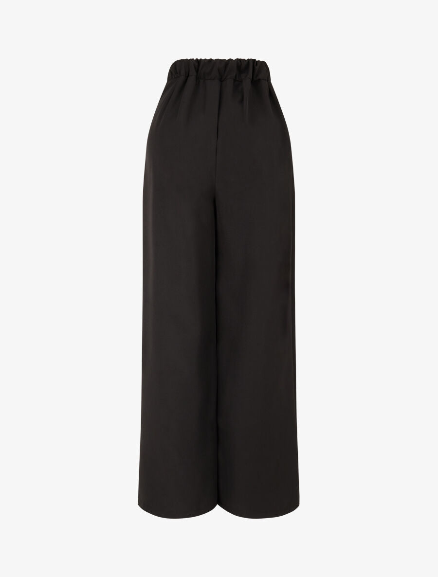 Pantalon à large pans superposés - Noir - 2