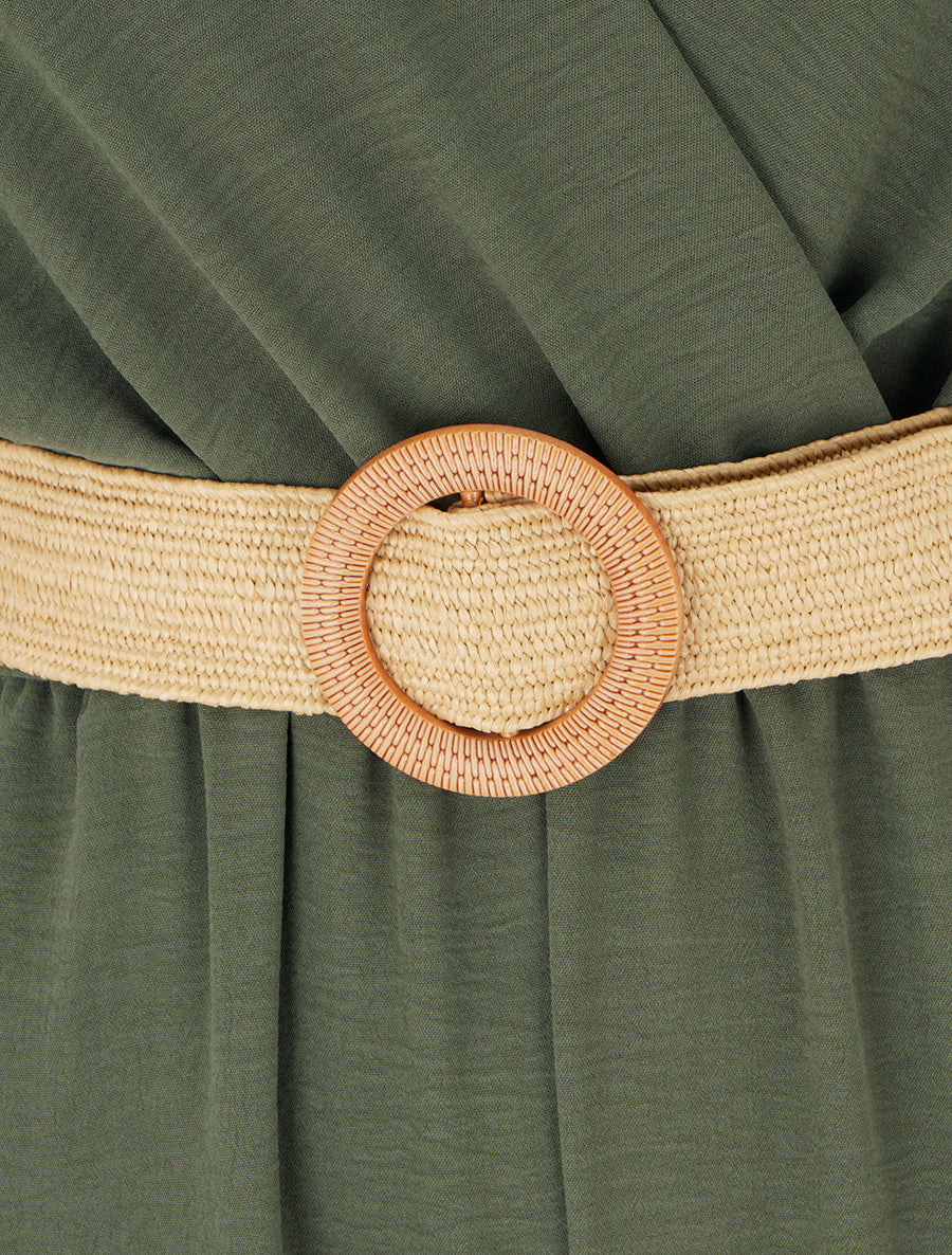 Combinaison droite à manches courtes - Kaki - 3