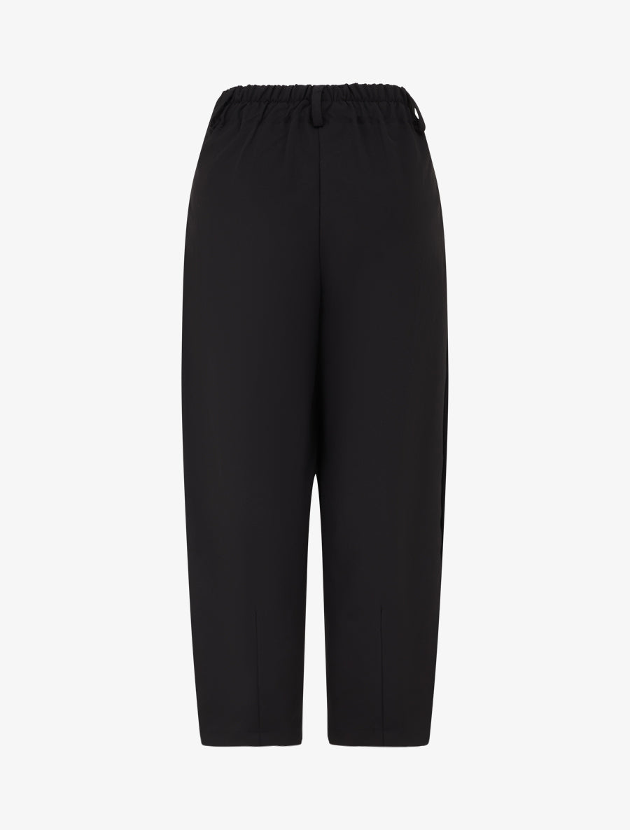 Pantalon uni à fermeture boutonnée - Noir - 2