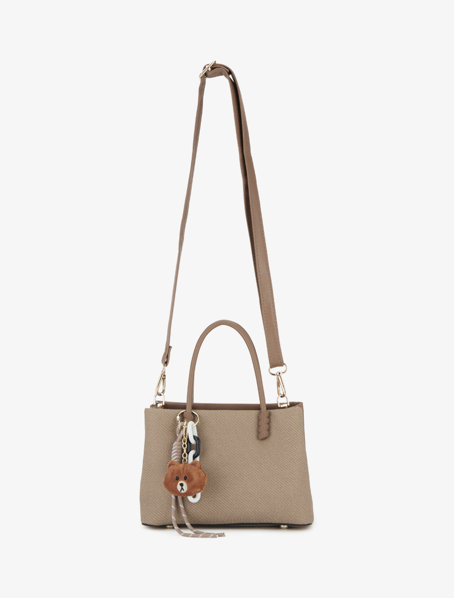 Sac besace Rachel - Taupe - 3