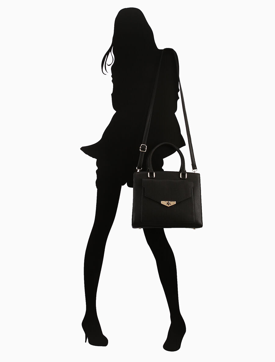 Sac à main Agathe - Noir - 5
