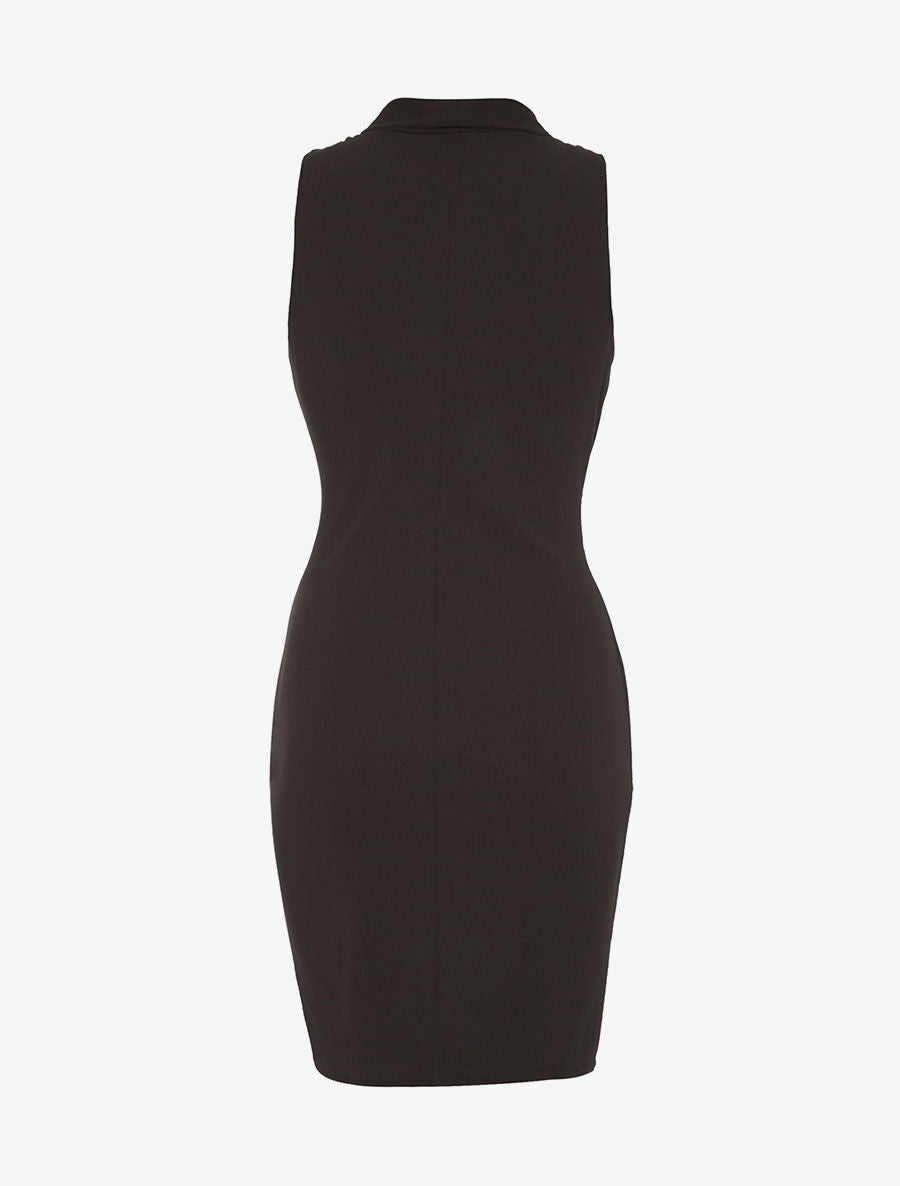 robe unie bas portefeuille - noir - 2