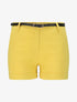 Short uni à revers - Jaune - 1
