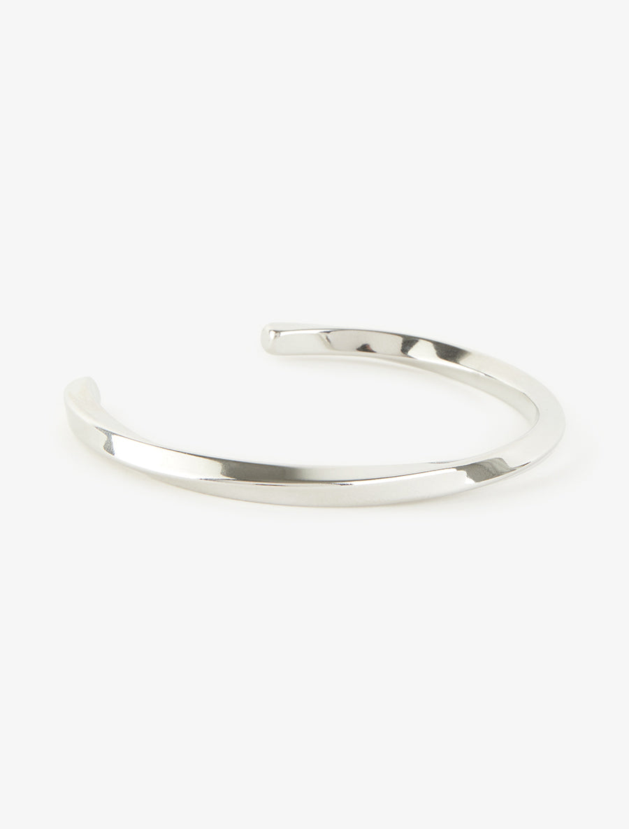 Jonc ouvert torsadé - Argent - 2