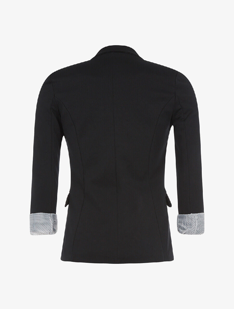 Veste doublure à pois - noir - 2