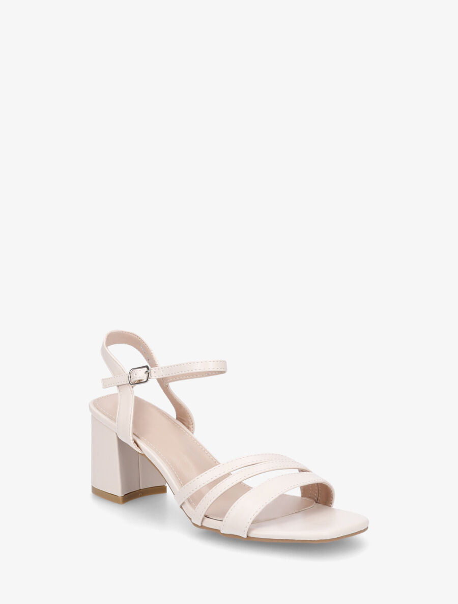 Sandales classiques à triple brides - Beige - 2
