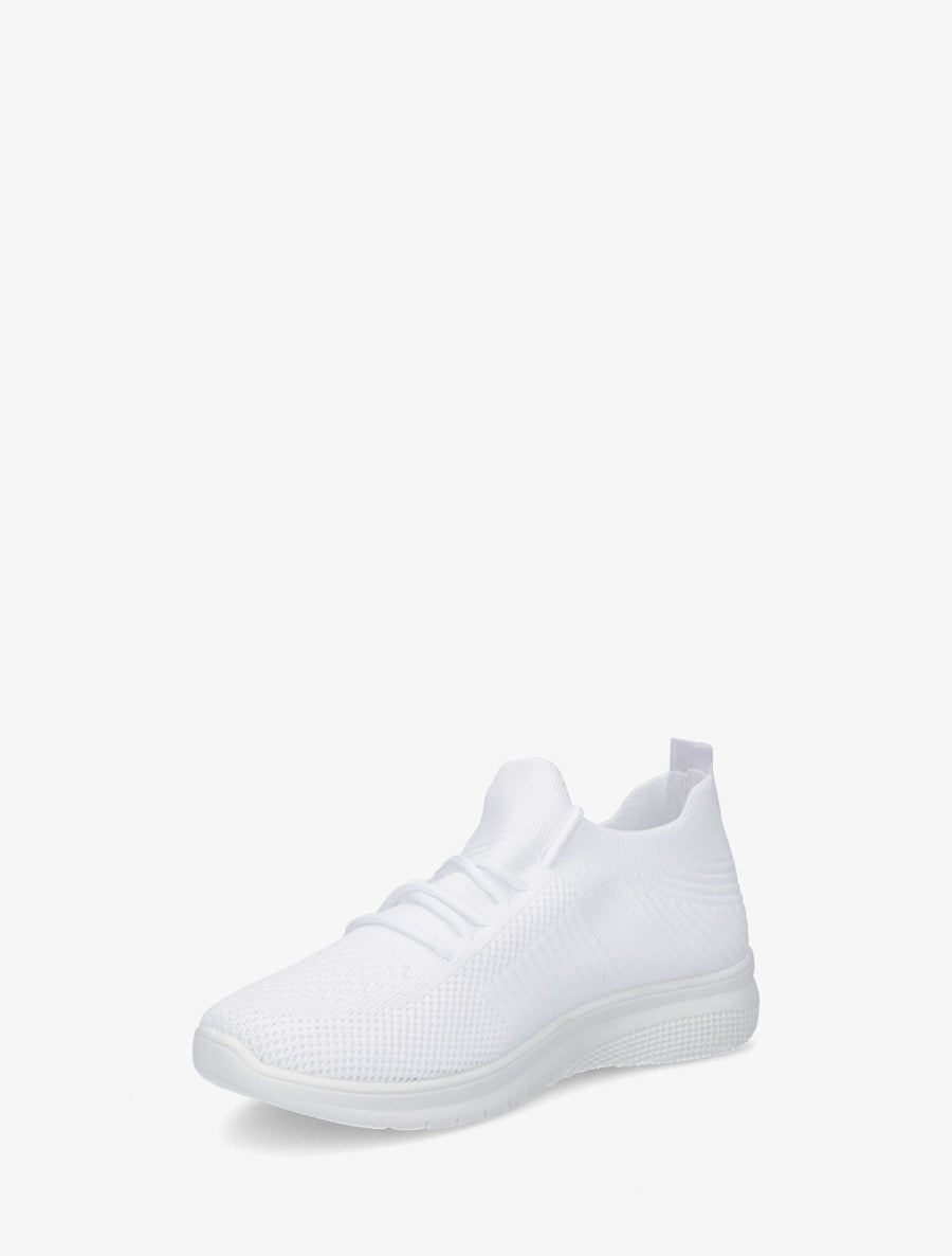 Baskets en mesh style running - Blanc - 3