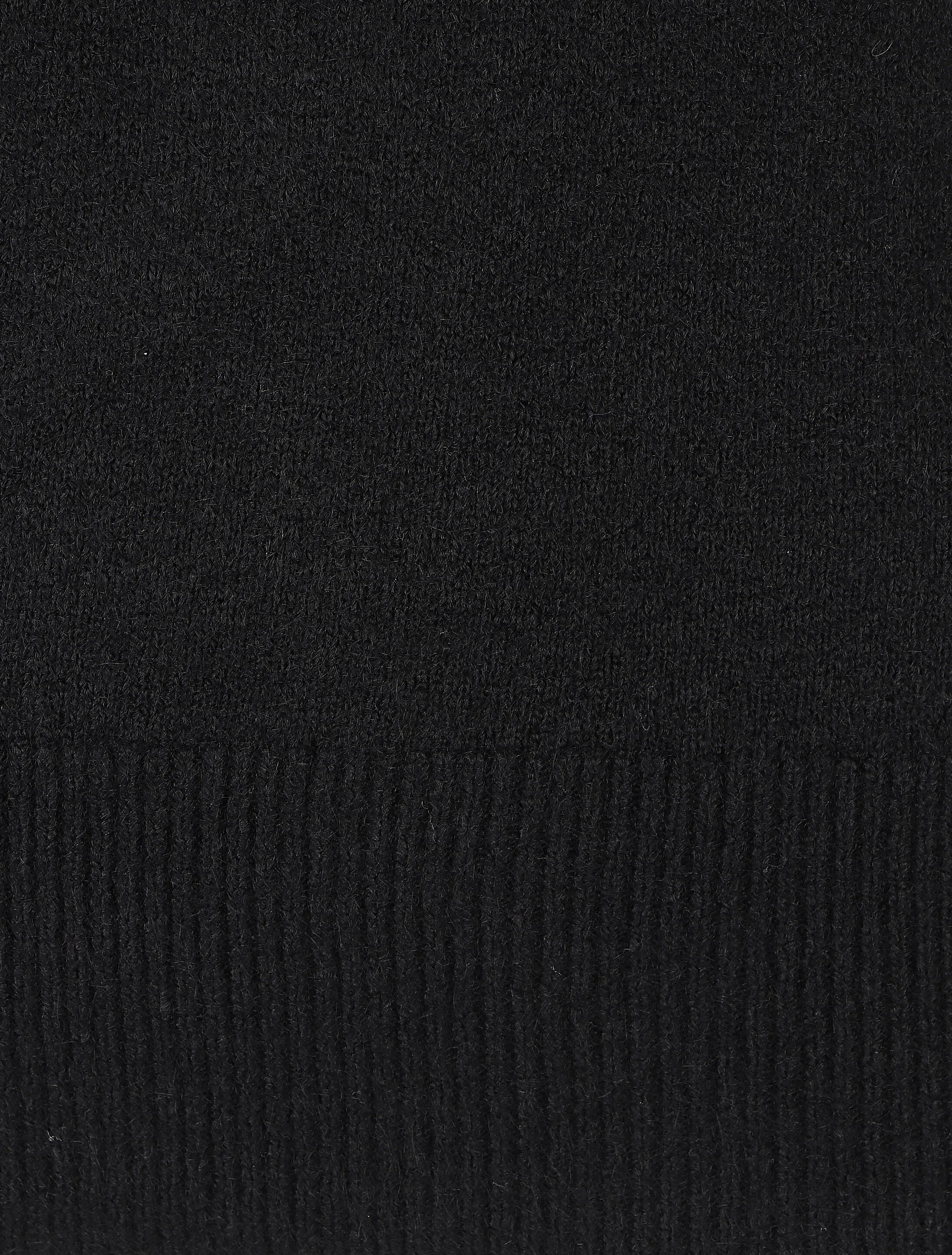 Pull col rond en cachemire mélangé - Noir - 3
