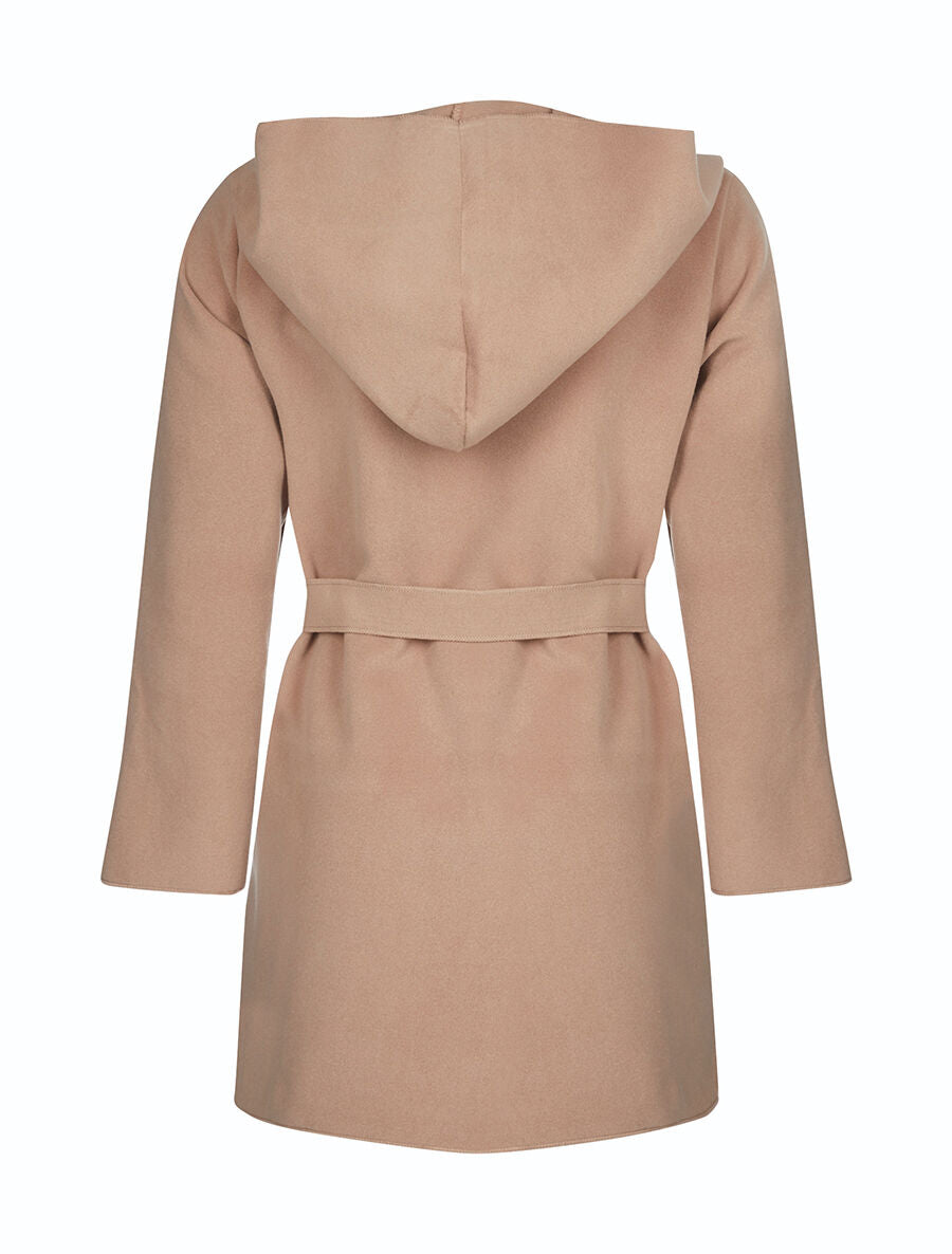 Manteau poches perlées - Beige - 2