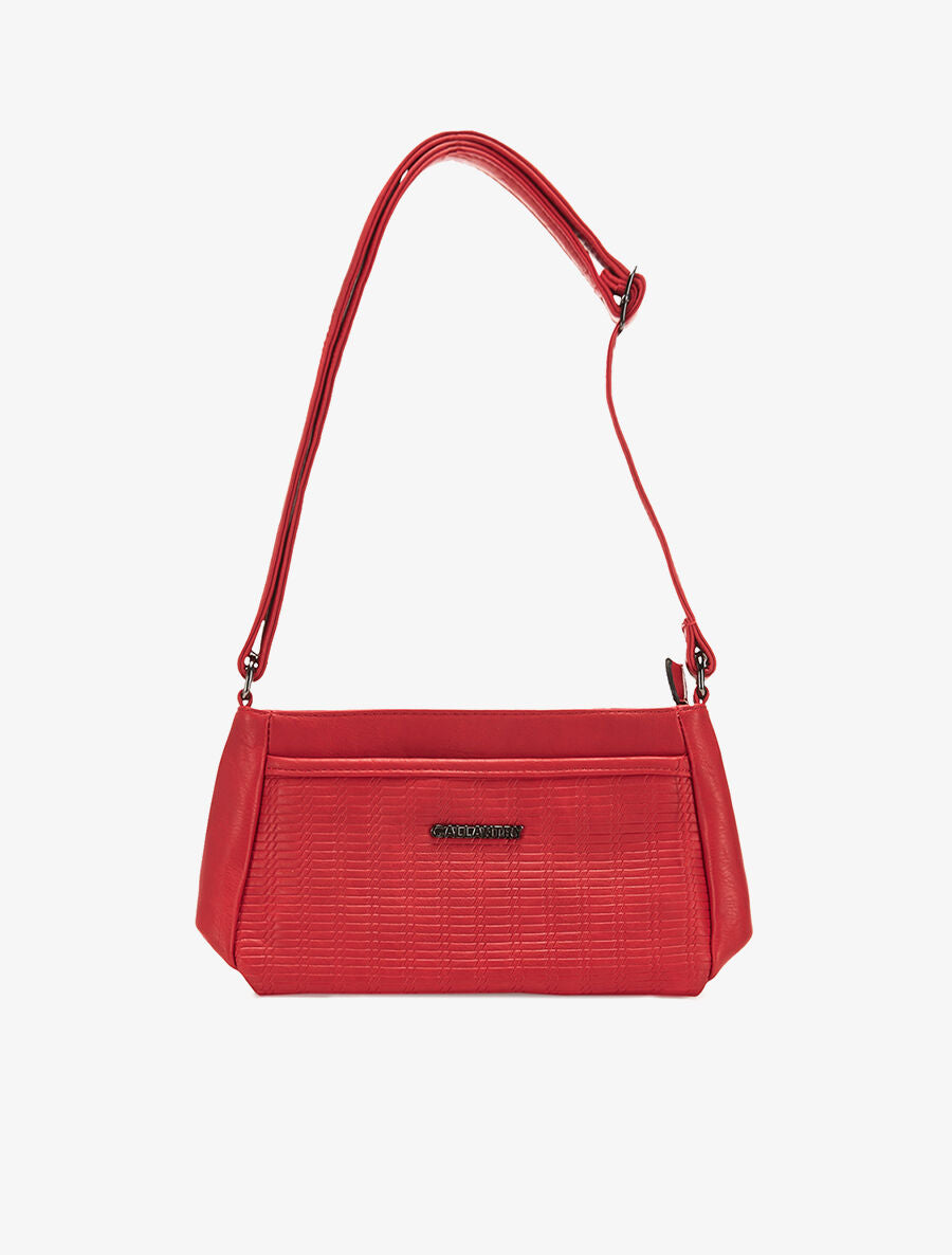Sac besace Loane - rouge - 1