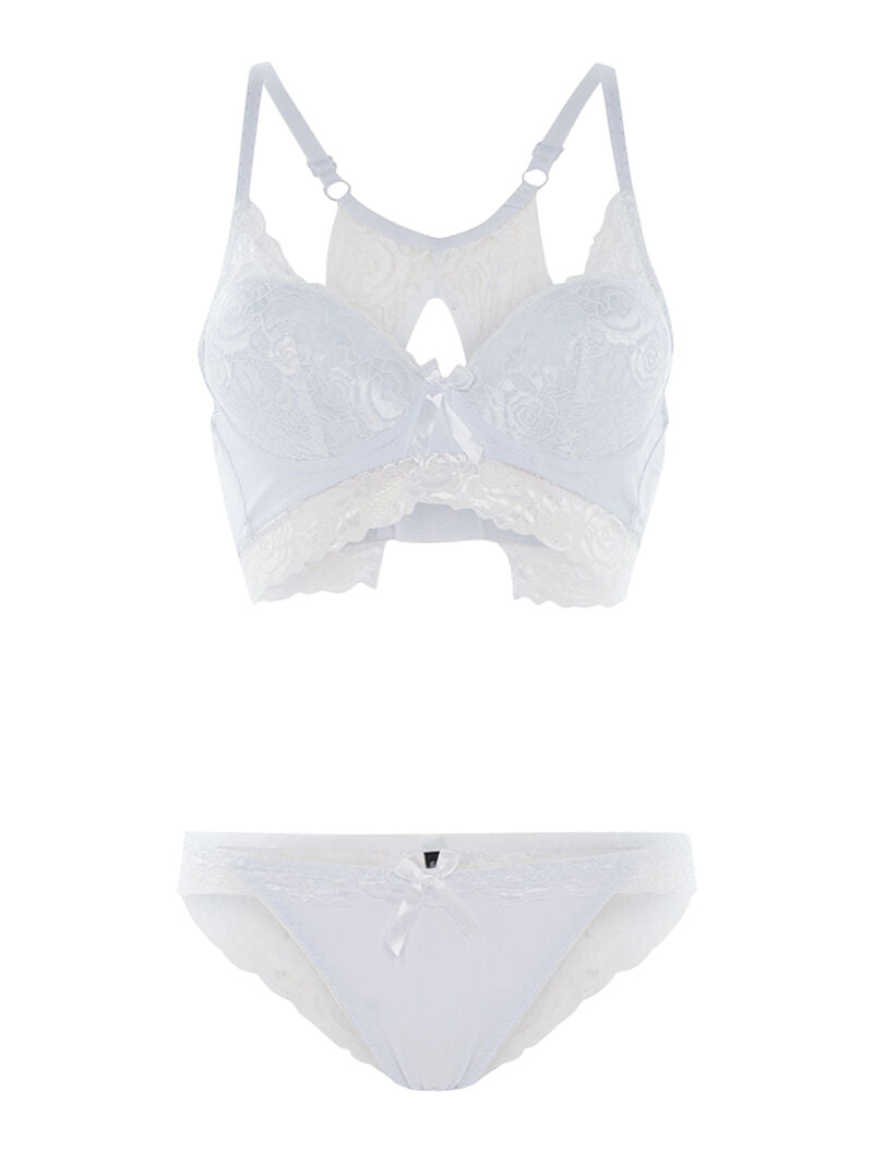 Ensemble SG dos nageur et tanga - blanc - 1