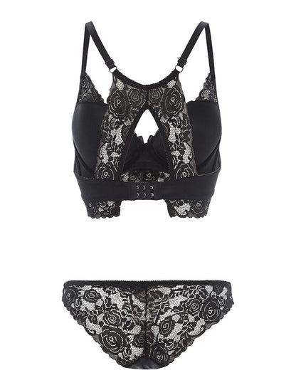 Ensemble SG dos nageur et tanga - noir - 2