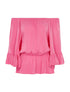Blouse à manches pagode - fushia - 1