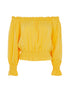 Blouse bouffante - jaune - 1