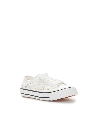 Sneakers en crochet - blanc - 2
