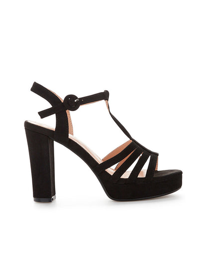Sandales bloc hautes - noir - 1