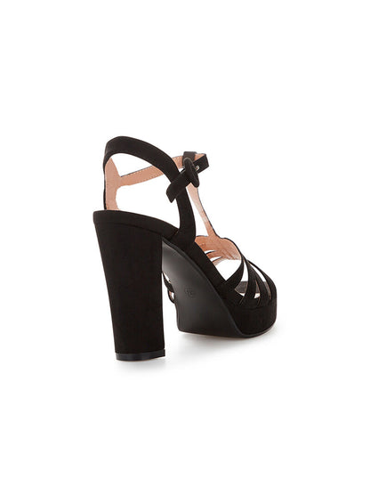 Sandales bloc hautes - noir - 4