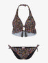 Bikini triangle volanté - noir - 3
