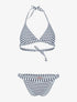 Bikini imprimé marinière - blanc - 1