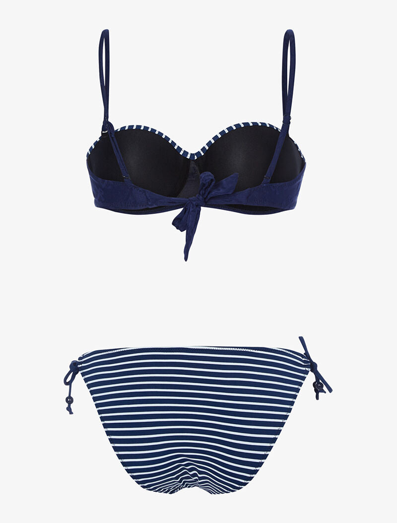 Bikini inspiration marinière - marine - 2