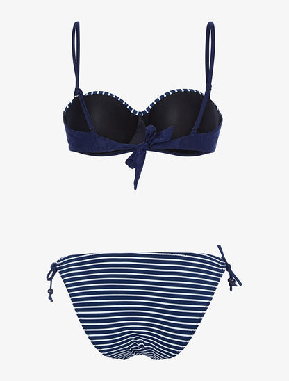 Bikini inspiration marinière - marine - 2
