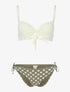 Bikini à imprimé pois - beige/taupe - 3