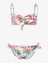 Bikini imprimé tropical - blanc - 3