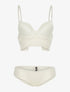 Ensemble SG et shorty dentelle vagues - blanc - 3
