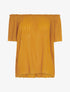 Top gaufré transparent - moutarde - 3