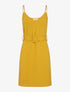 Robe nuisette à taille ceinturée - moutarde - 3