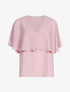 Top style cape en voile fin - rose - 1